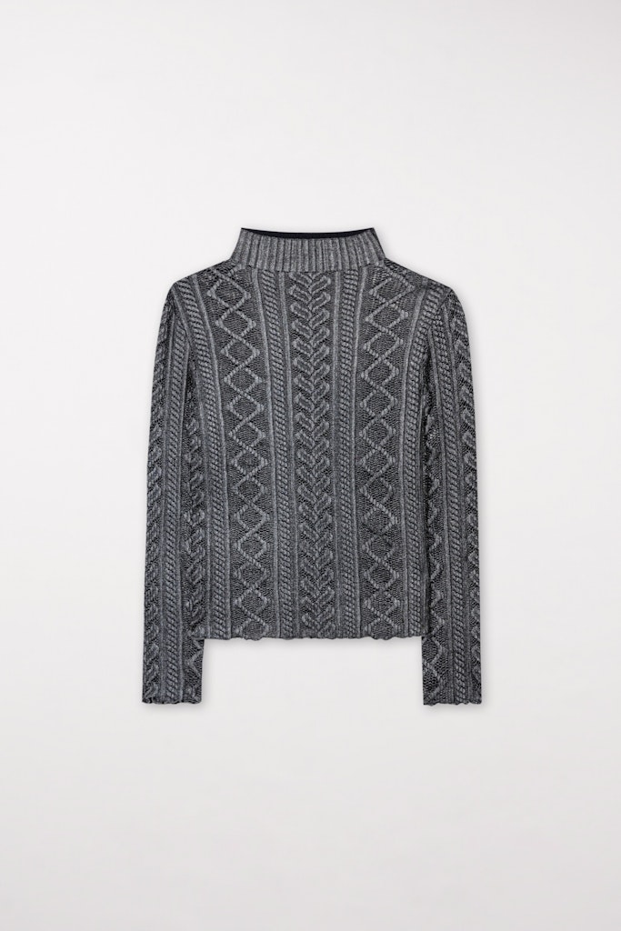 Bekleidung, Strickwaren, Pullover, Mantel