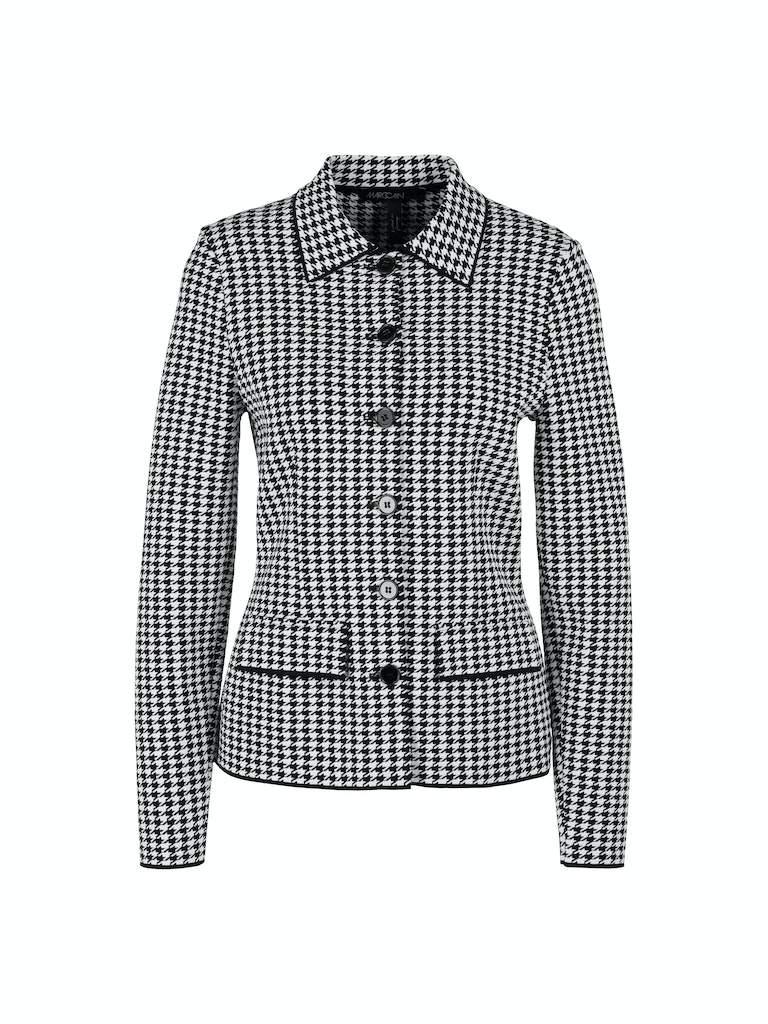 Karierte Jacke in Deutschland gestrickt