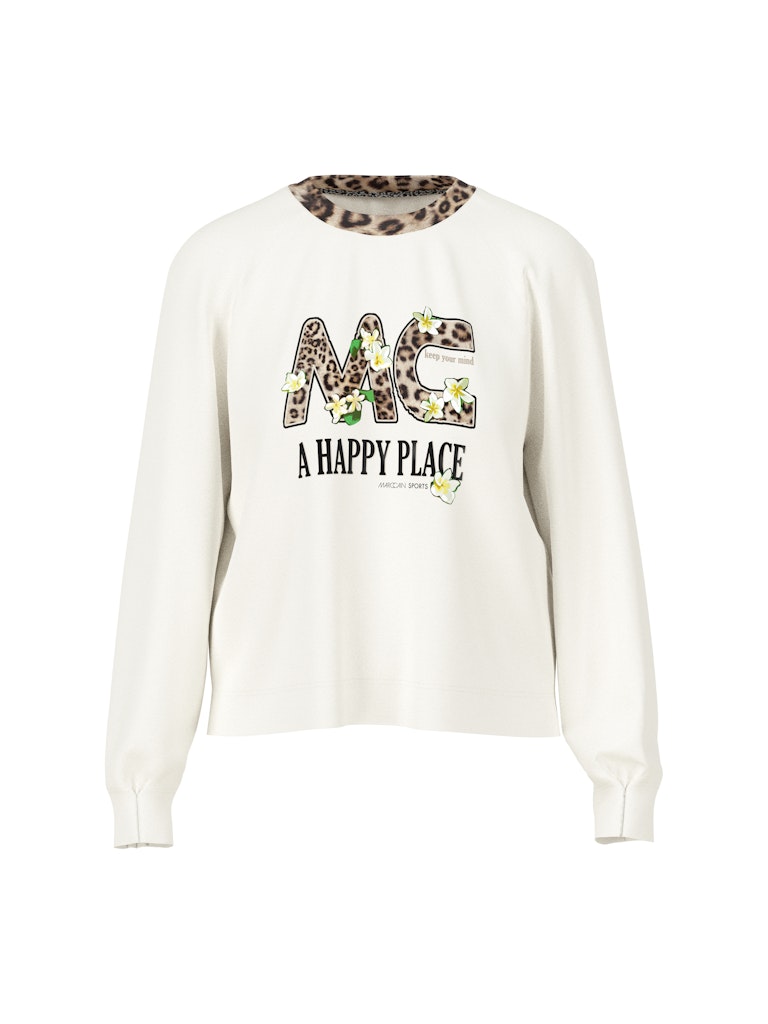 Uni T-Shirt mit Frontmotiv