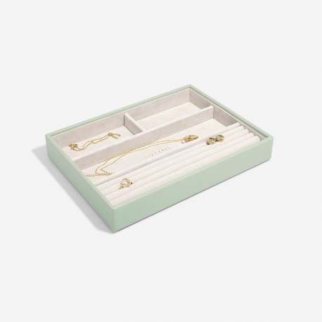 Einlage mit 4 Fächern, Salbei-grün