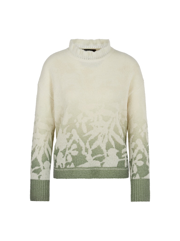 Floraler Sweater Knitted in Germany