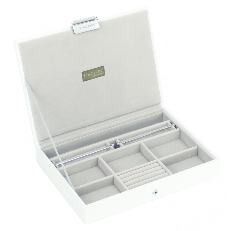 Hochwertiges weißes Oberteil (25 x 18 x 3,5 cm)